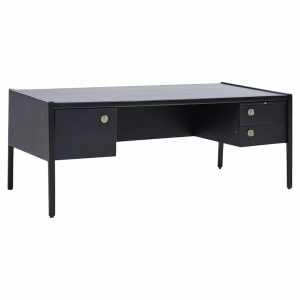 Jens Risom Mid Century Ebonized Walnut Desk