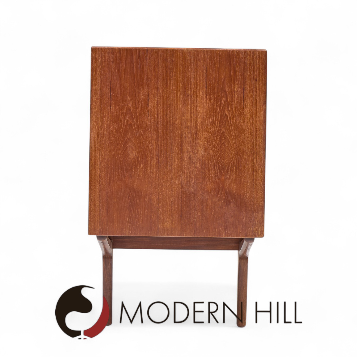 Knud Nielsen Mid Century Danish Teak Credenza and Hutch