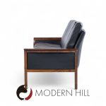 Knut Saeter for Vatne Møbler Mid Century Norwegian Rosewood and Leather Sofa | Mid Century Modern Furniture - Mid Century Furniture Chicago Knut Saeter for Vatne Møbler Mid Century Norwegian Rosewood and Leather Sofa