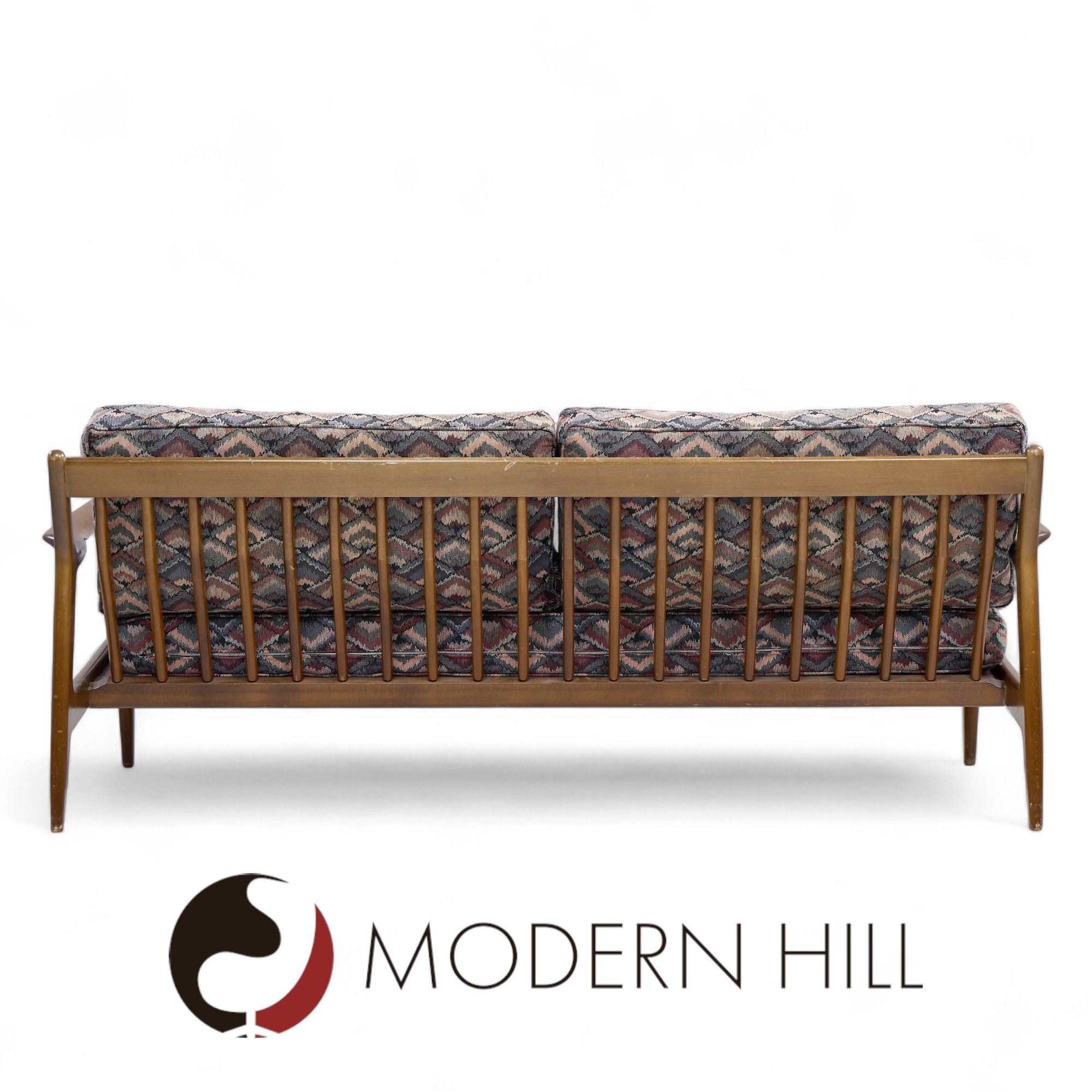 Kofod Larsen for Selig Mid Century Walnut Sofa
