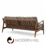 Kofod Larsen for Selig Mid Century Walnut Sofa | Mid Century Modern Furniture - Mid Century Furniture Chicago Kofod Larsen for Selig Mid Century Walnut Sofa