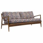 Kofod Larsen for Selig Mid Century Walnut Sofa | Mid Century Modern Furniture - Mid Century Furniture Chicago Kofod Larsen for Selig Mid Century Walnut Sofa