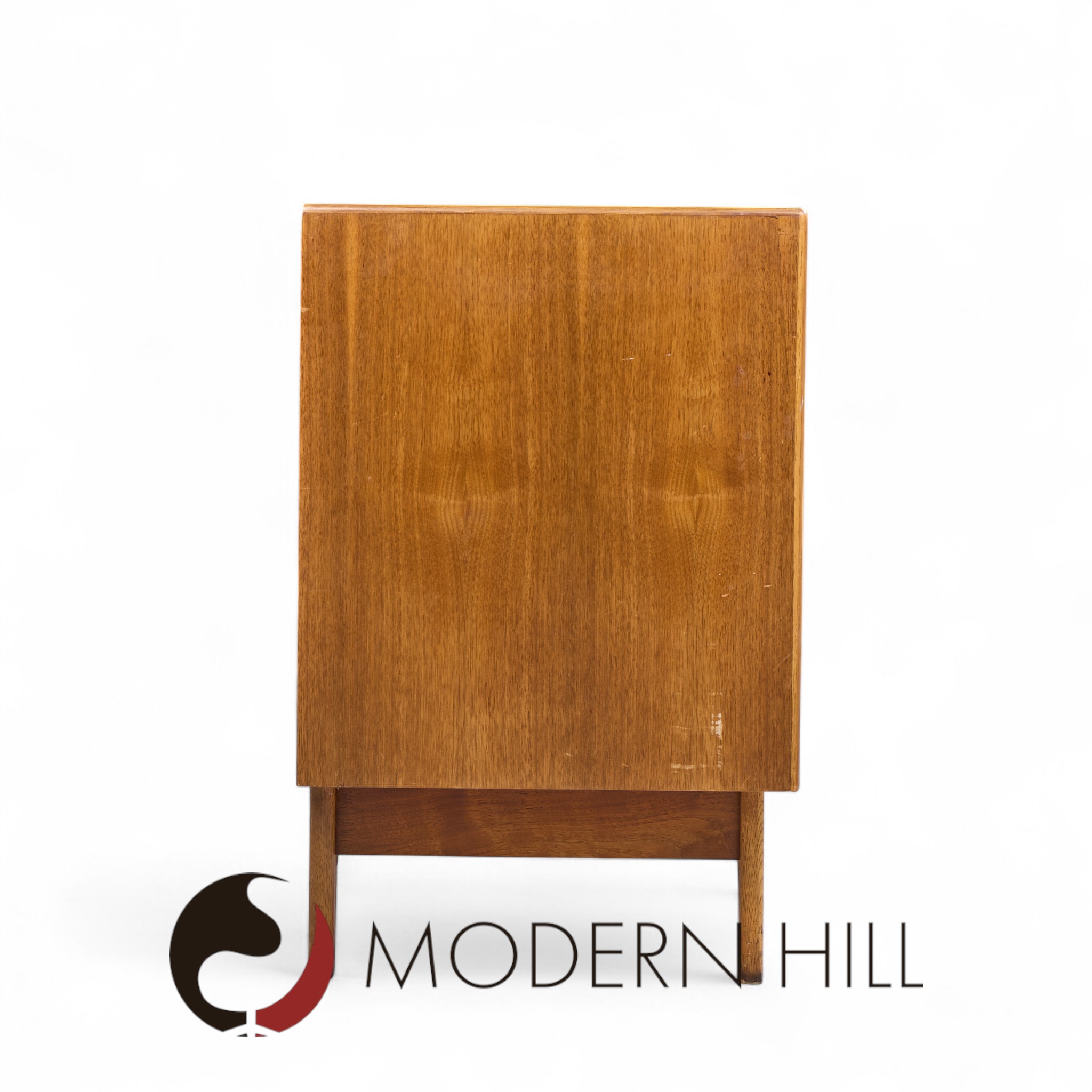 Lane Perception Mid Century Walnut Offset Credenza