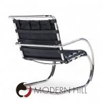 Mies Van Der Rohe for Knoll Mr Mid Century Black Leather Lounge Chairs - Pair | Mid Century Modern Furniture - Mid Century Furniture Chicago Mies Van Der Rohe for Knoll Mr Mid Century Black Leather Lounge Chairs - Pair