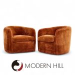 Milo Baughman for Thayer Coggin Mid Century Lounge Chairs - Pair