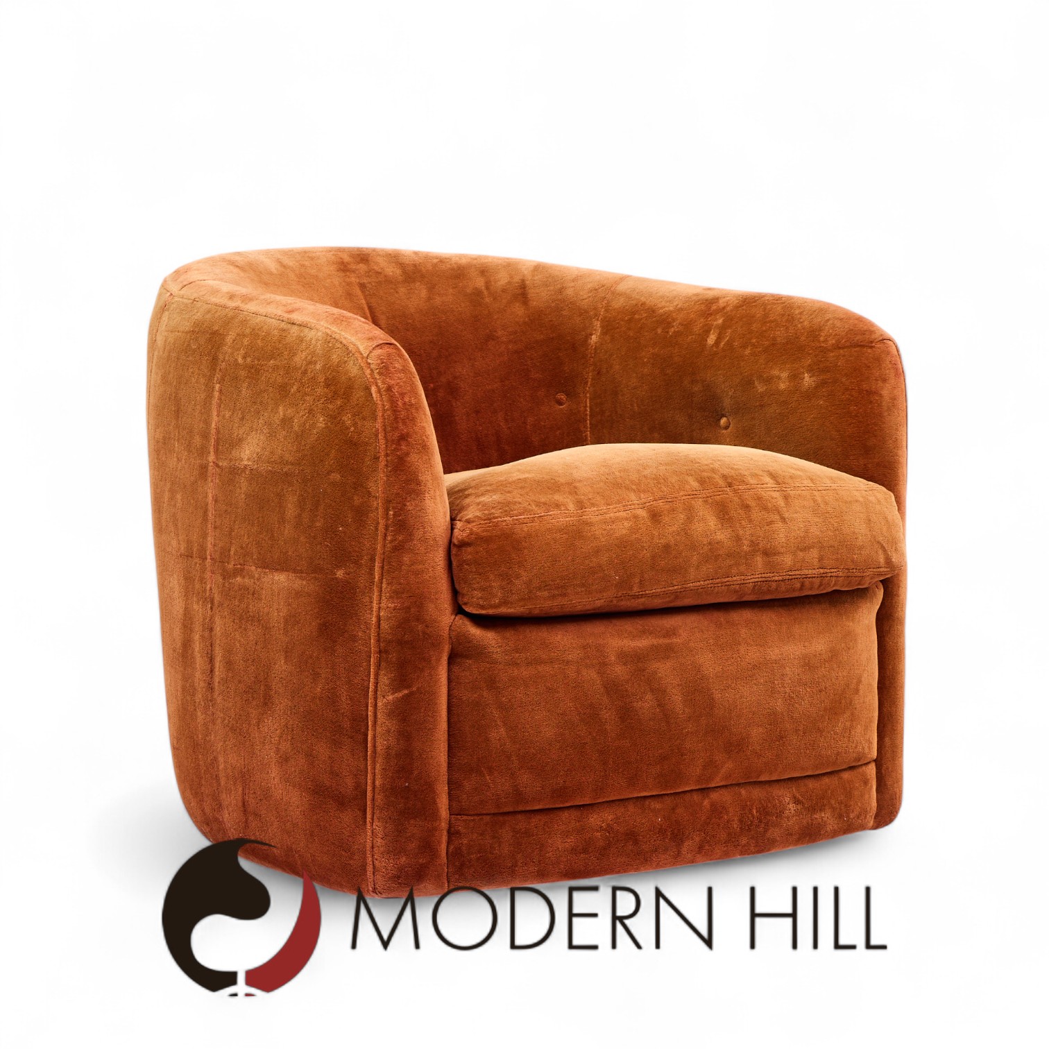 Milo Baughman for Thayer Coggin Mid Century Lounge Chairs - Pair