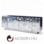Paul Evans Cityscape Mid Century Chrome Credenza | Mid Century Modern Furniture - Mid Century Furniture Chicago Paul Evans Cityscape Mid Century Chrome Credenza