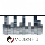 Paul Evans Cityscape Mid Century Chrome Dining Table | Mid Century Modern Furniture - Mid Century Furniture Chicago Paul Evans Cityscape Mid Century Chrome Dining Table