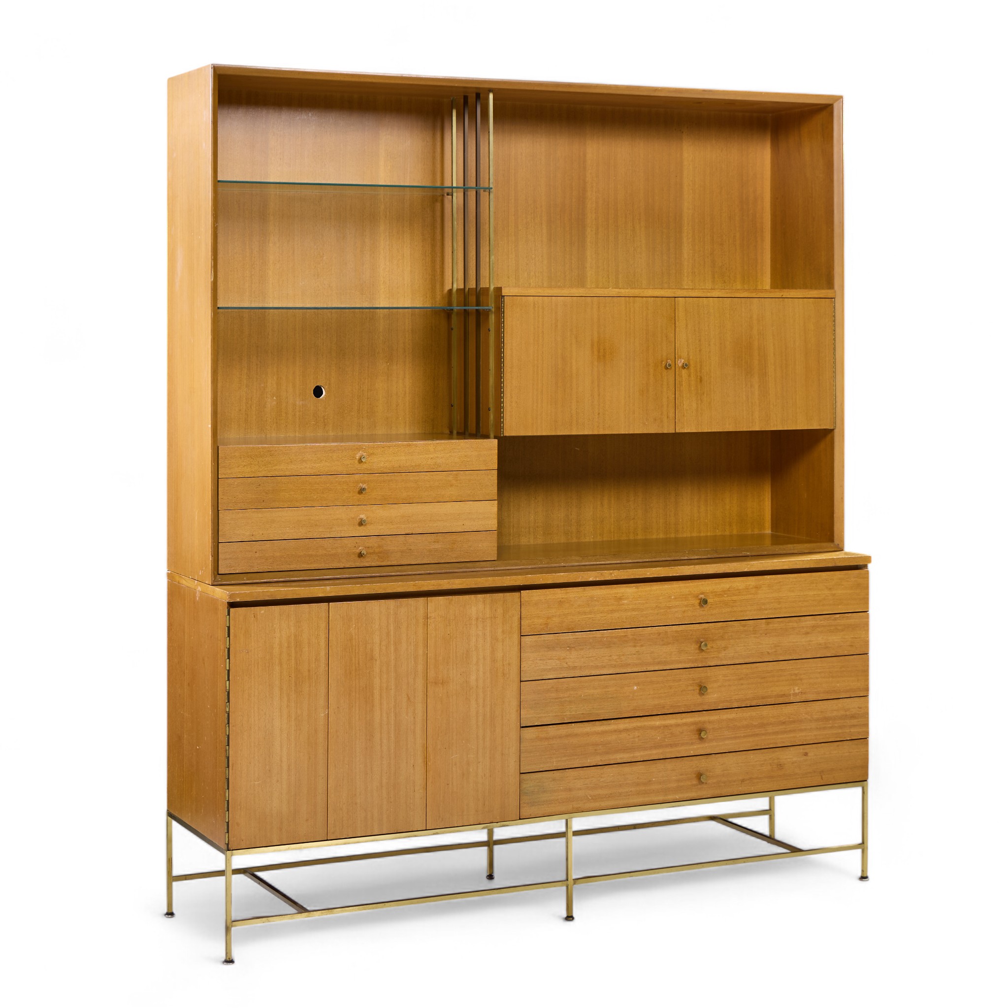Paul Mccobb for Calvin Mid Century Buffet and Hutch
