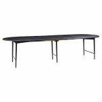 Paul Mccobb for Calvin mid Century Walnut and Brass Dining Table with 6 Leaves | Mid Century Modern Furniture - Mid Century Furniture Chicago Paul Mccobb for Calvin mid Century Walnut and Brass Dining Table with 6 Leaves