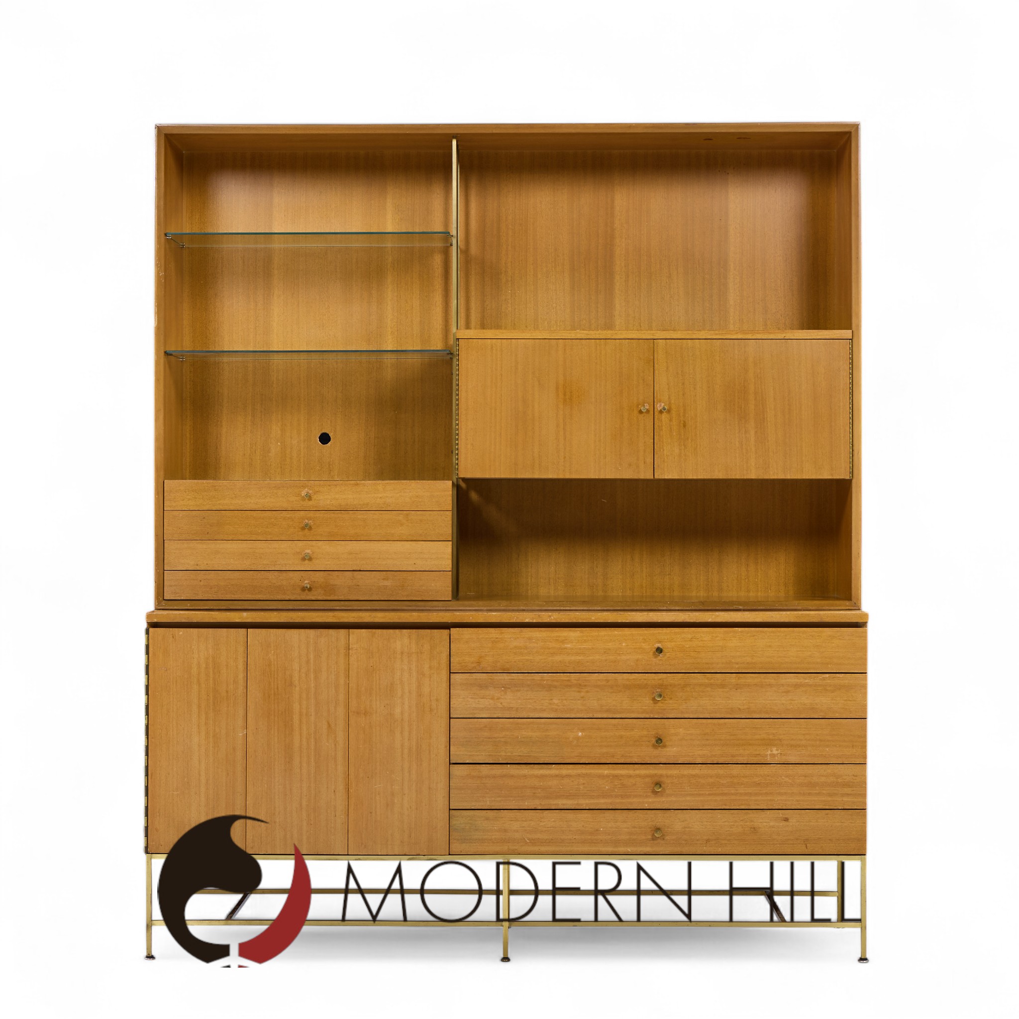 Paul Mccobb for Calvin Mid Century Buffet and Hutch