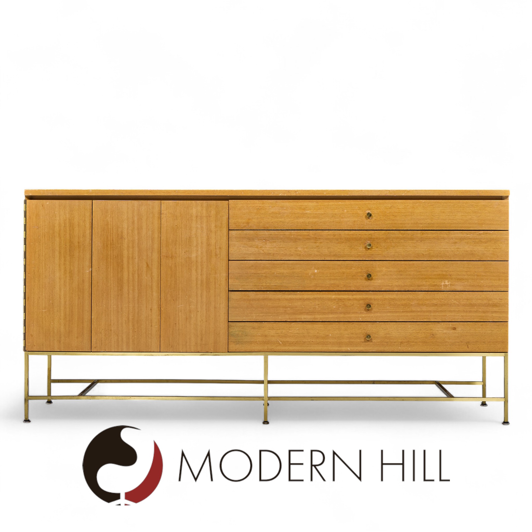 Paul Mccobb for Calvin Mid Century Buffet and Hutch