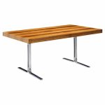 Poul Norreklit for Georg Petersens Mid Century Danish Rosewood and Chrome Hidden Leaf Expanding Dining Table