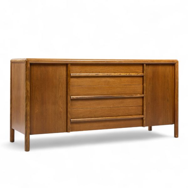 robsjohn gibbings for widdicomb mid century walnut credenza