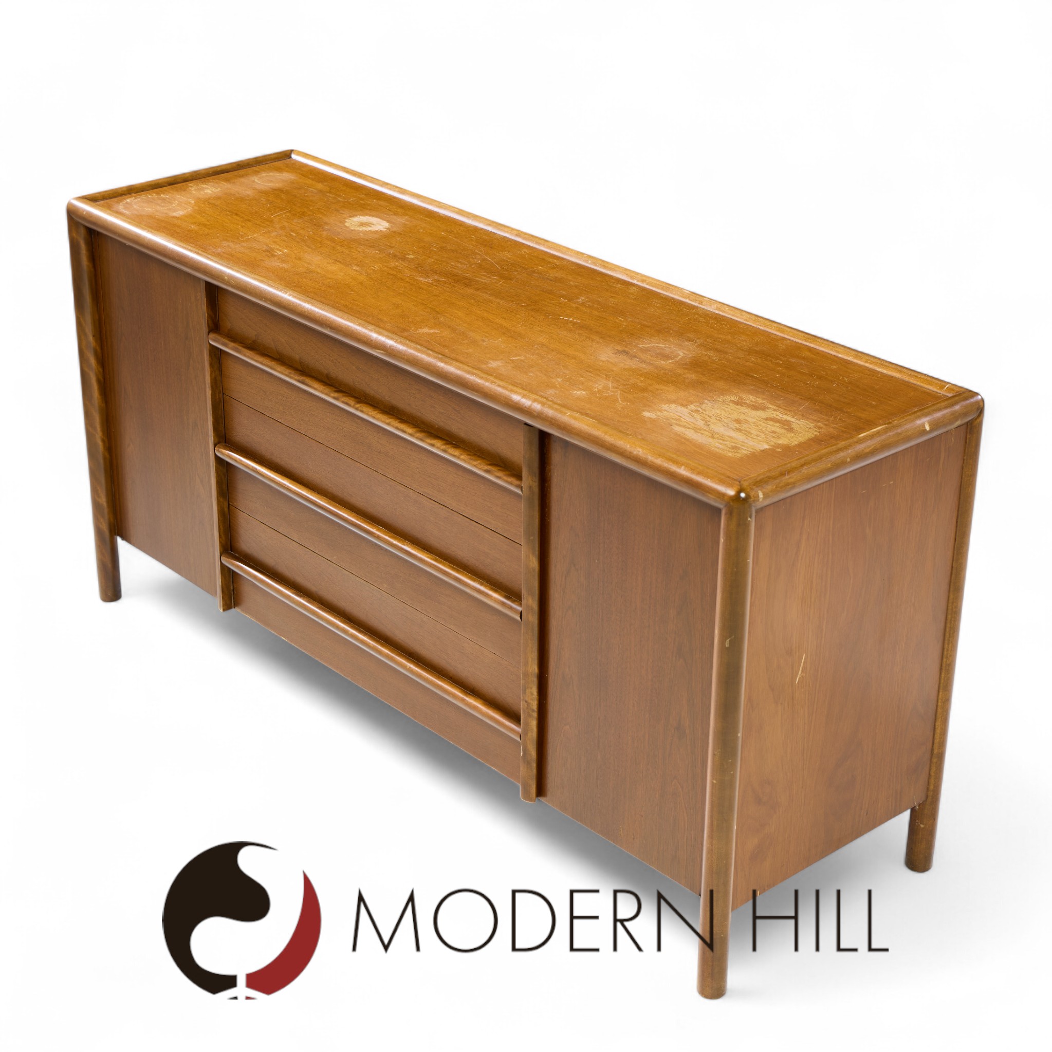 Robsjohn Gibbings for Widdicomb Mid Century Walnut Credenza