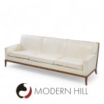 Robsjohn Gibbings for Widdicomb Mid Century Walnut Sofa | Mid Century Modern Furniture - Mid Century Furniture Chicago Robsjohn Gibbings for Widdicomb Mid Century Walnut Sofa