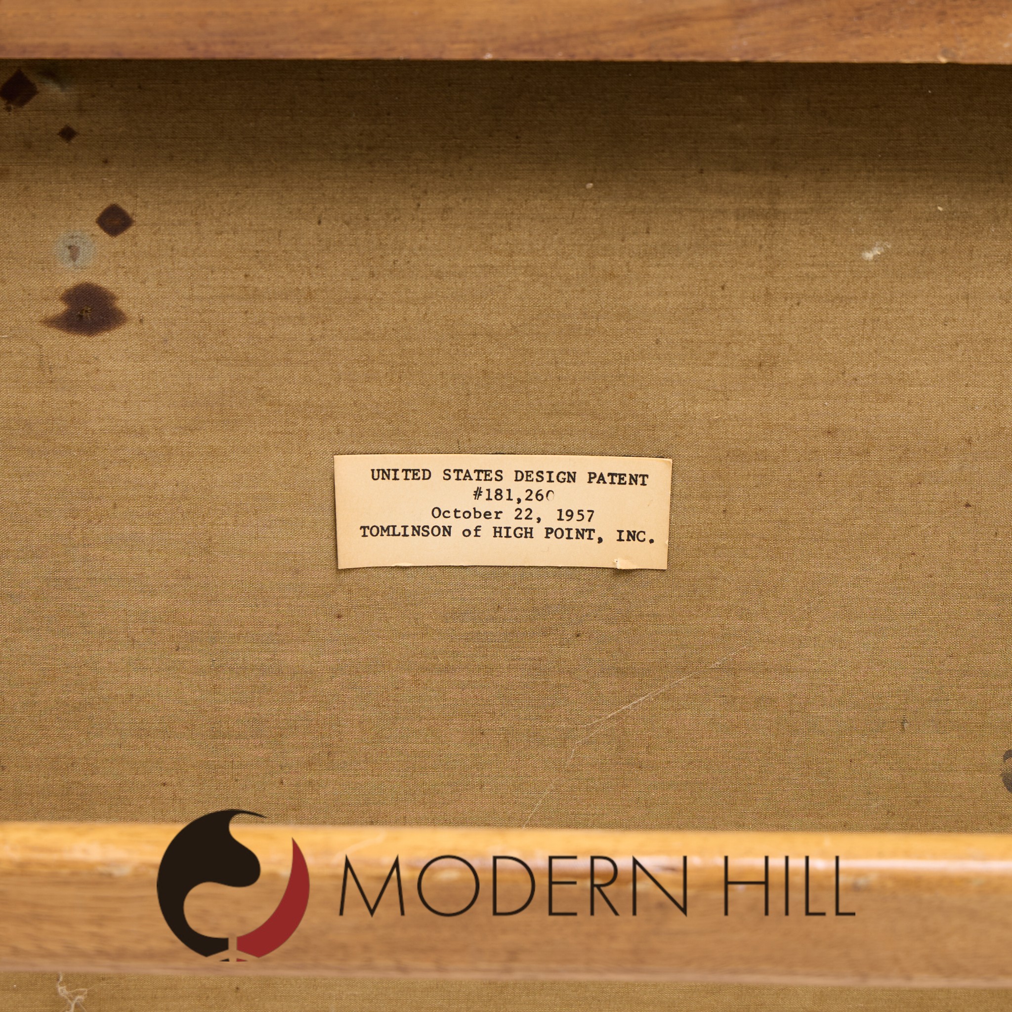 Tomlinson Mid Century Slipper Chairs Pair