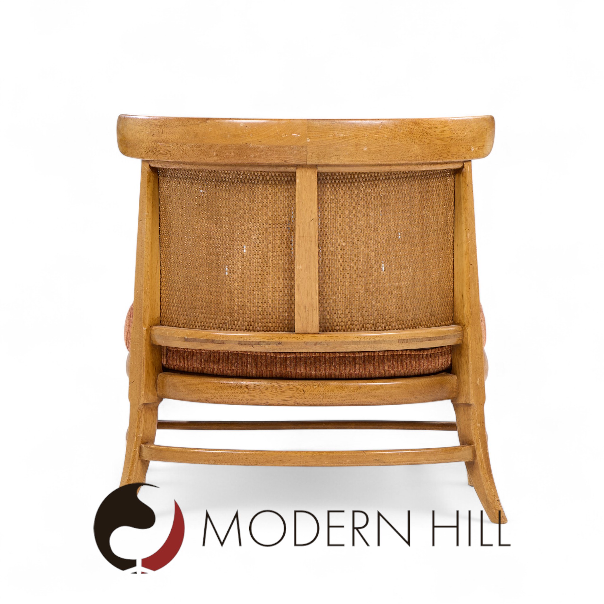 Tomlinson Mid Century Slipper Chairs Pair