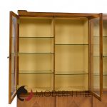 Tommi Parzinger for Charak Modern Mid Century Mahogany Breakfront China Cabinet | Mid Century Modern Furniture - Mid Century Furniture Chicago Tommi Parzinger for Charak Modern Mid Century Mahogany Breakfront China Cabinet
