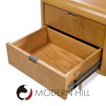 Vladimir Kagan Style Gianni Walnut and Lucite Executive Desk | Mid Century Modern Furniture - Mid Century Furniture Chicago Vladimir Kagan Style Gianni Walnut and Lucite Executive Desk