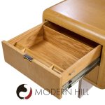 Vladimir Kagan Style Gianni Walnut and Lucite Executive Desk | Mid Century Modern Furniture - Mid Century Furniture Chicago Vladimir Kagan Style Gianni Walnut and Lucite Executive Desk