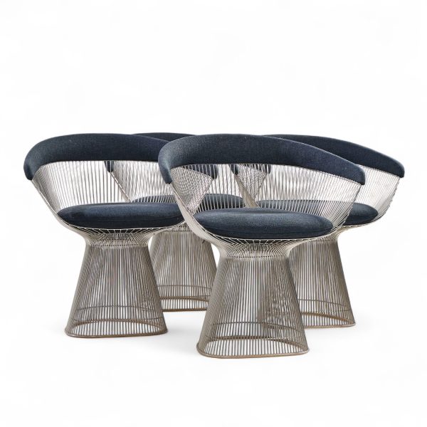 Warren Platner for Knoll Mid Century Dining Chairs - Set of 4