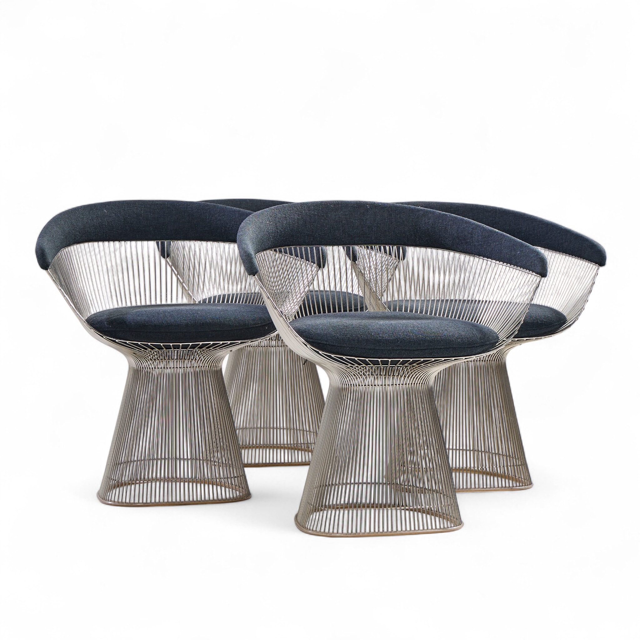Warren Platner for Knoll Mid Century Dining Chairs - Set of 4