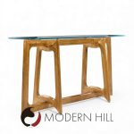 Adrian Pearsall for Craft Associates Mid Century Sculptural Walnut Console Table
