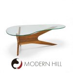 Adrian Pearsall for Craft Associates Mid Century Walnut Jacks Coffee Table | Mid Century Modern Furniture - Mid Century Furniture Chicago Adrian Pearsall for Craft Associates Mid Century Walnut Jacks Coffee Table