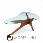 Adrian Pearsall for Craft Associates Mid Century Walnut Jacks Coffee Table | Mid Century Modern Furniture - Mid Century Furniture Chicago Adrian Pearsall for Craft Associates Mid Century Walnut Jacks Coffee Table