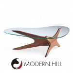 Adrian Pearsall for Craft Associates Mid Century Walnut Jacks Coffee Table | Mid Century Modern Furniture - Mid Century Furniture Chicago Adrian Pearsall for Craft Associates Mid Century Walnut Jacks Coffee Table