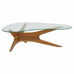 Adrian Pearsall for Craft Associates Mid Century Walnut Jacks Coffee Table