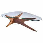 Adrian Pearsall for Craft Associates Mid Century Walnut Jacks Coffee Table