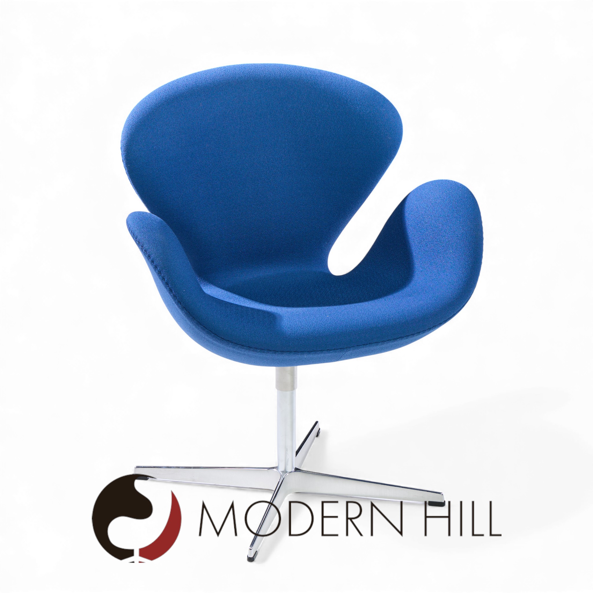 Arne Jacobsen for Fritz Hansen Mid Century Swan Chairs - Set of 4