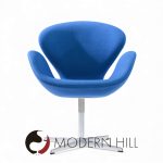Arne Jacobsen for Fritz Hansen Mid Century Swan Chairs - Set of 4 | Mid Century Modern Furniture - Mid Century Furniture Chicago Arne Jacobsen for Fritz Hansen Mid Century Swan Chairs - Set of 4