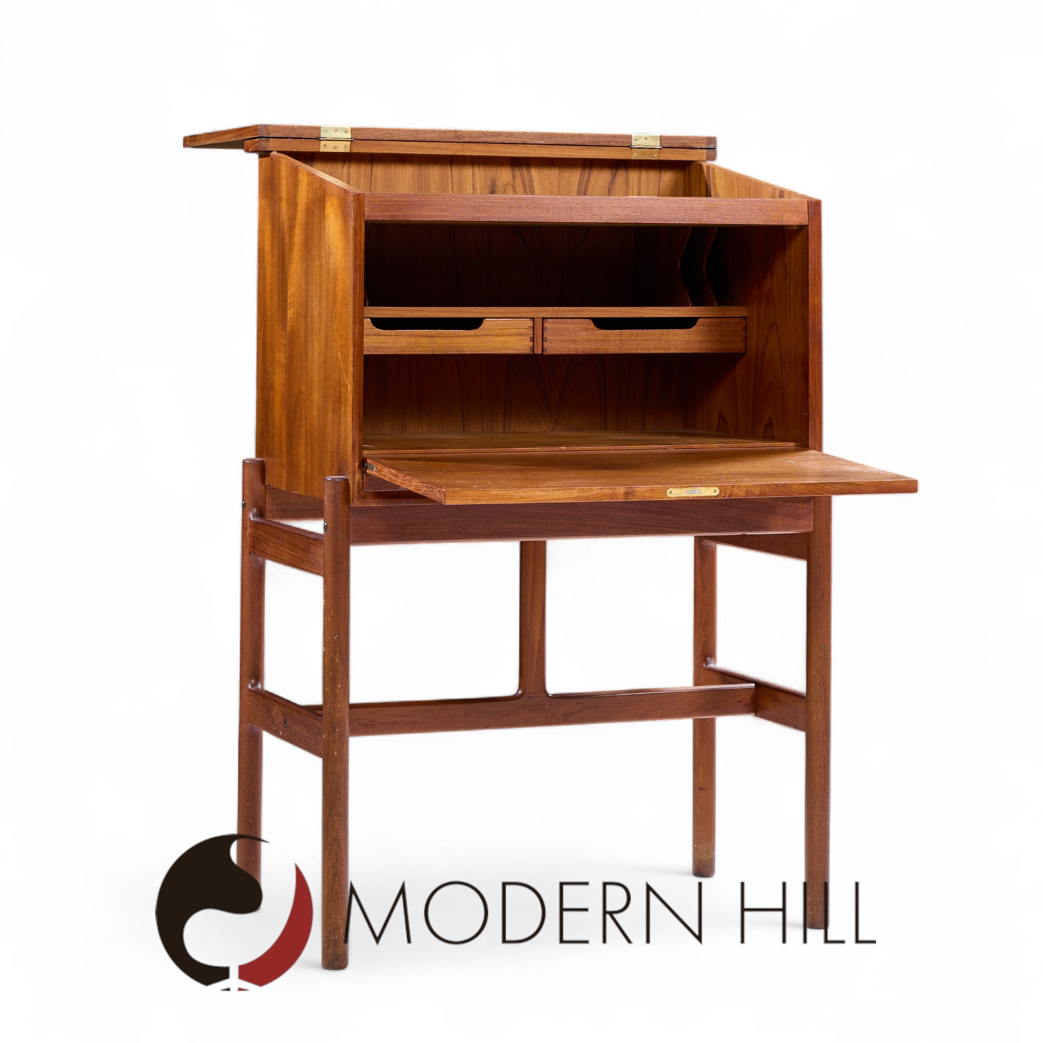 Arne Wahl Iversen for Vinde Møbelfabrik Model 67 Mid Century Teak Lectern Desk