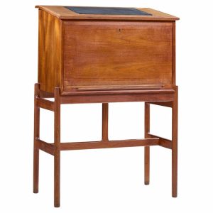 arne wahl iversen for vinde møbelfabrik model 67 mid century teak lectern desk