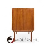 Bernhard Pedersen Mid Century Danish Teak Tambour Door Credenza | Mid Century Modern Furniture - Mid Century Furniture Chicago Bernhard Pedersen Mid Century Danish Teak Tambour Door Credenza