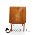 Bernhard Pedersen Mid Century Danish Teak Tambour Door Credenza | Mid Century Modern Furniture - Mid Century Furniture Chicago Bernhard Pedersen Mid Century Danish Teak Tambour Door Credenza