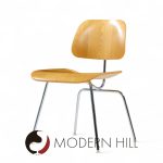 Charles and Ray Eames for Herman Miller Dcm Mid Century White Ash Dining Chairs - Set of 6 | Mid Century Modern Furniture - Mid Century Furniture Chicago Charles and Ray Eames for Herman Miller Dcm Mid Century White Ash Dining Chairs - Set of 6