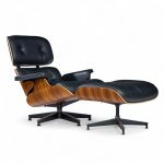 Charles and Ray Eames for Herman Miller Mid Century Tall Walnut Lounge Chair and Ottoman | Mid Century Modern Furniture - Mid Century Furniture Chicago Charles and Ray Eames for Herman Miller Mid Century Tall Walnut Lounge Chair and Ottoman