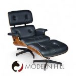 Charles and Ray Eames for Herman Miller Mid Century Tall Walnut Lounge Chair and Ottoman | Mid Century Modern Furniture - Mid Century Furniture Chicago Charles and Ray Eames for Herman Miller Mid Century Tall Walnut Lounge Chair and Ottoman