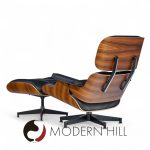 Charles and Ray Eames for Herman Miller Mid Century Tall Walnut Lounge Chair and Ottoman | Mid Century Modern Furniture - Mid Century Furniture Chicago Charles and Ray Eames for Herman Miller Mid Century Tall Walnut Lounge Chair and Ottoman