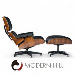 Charles and Ray Eames for Herman Miller Mid Century Tall Walnut Lounge Chair and Ottoman | Mid Century Modern Furniture - Mid Century Furniture Chicago Charles and Ray Eames for Herman Miller Mid Century Tall Walnut Lounge Chair and Ottoman