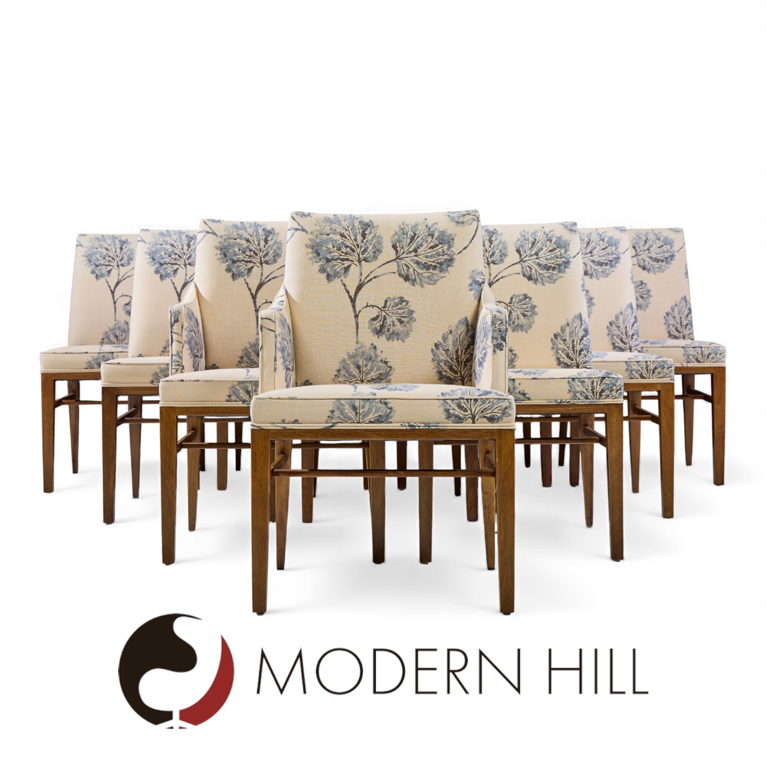 Edward Wormley for Dunbar Mid Century Dining Chairs - Set of 10