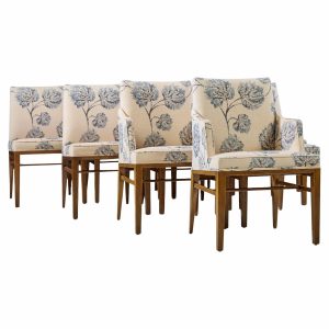 edward wormley for dunbar mid century dining chairs - set of 10