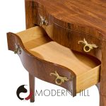 Edward Wormley for Dunbar Mid Century Rosewood and Brass Commode Console Chest of Drawers