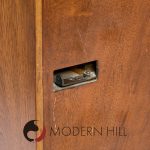 Edward Wormley for Dunbar Mid Century Rosewood and Brass Commode Console Chest of Drawers