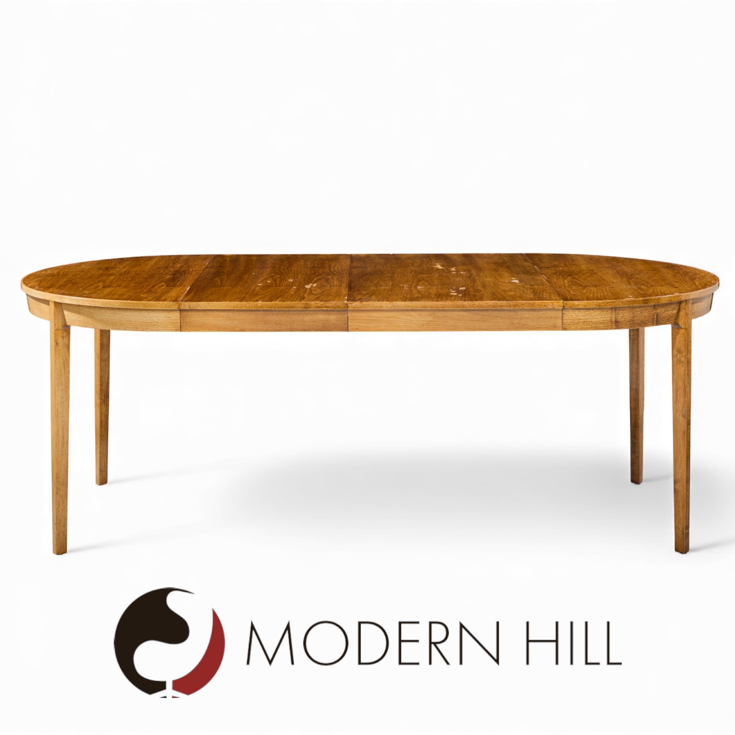 Edward Wormley for Dunbar Mid Century Walnut Expanding Dining Table with 4 Leaves