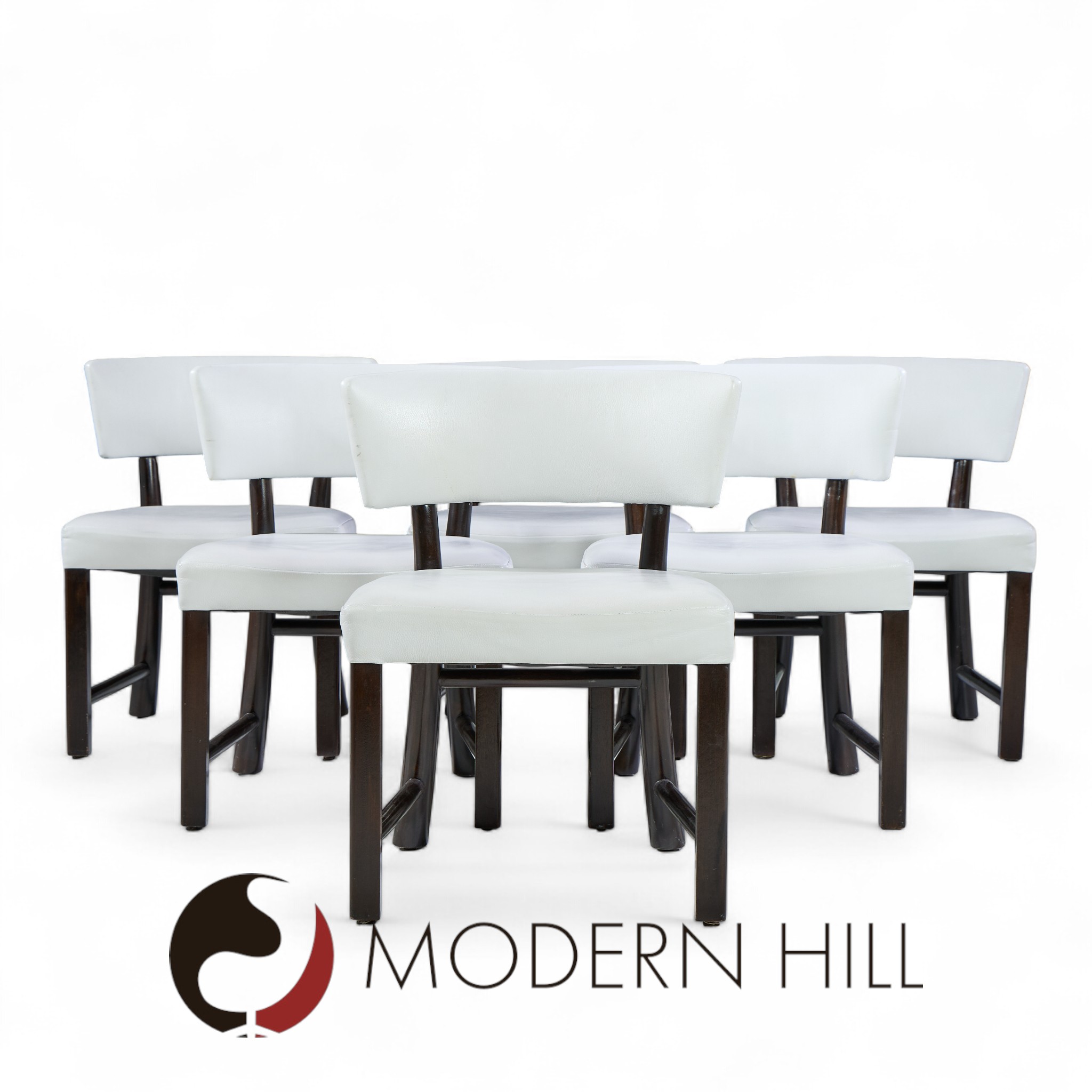 Edward Wormley for Dunbar Model 4735 Mid Century Dining Chairs - Set of 6